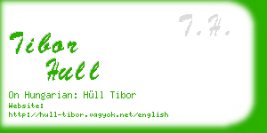tibor hull business card